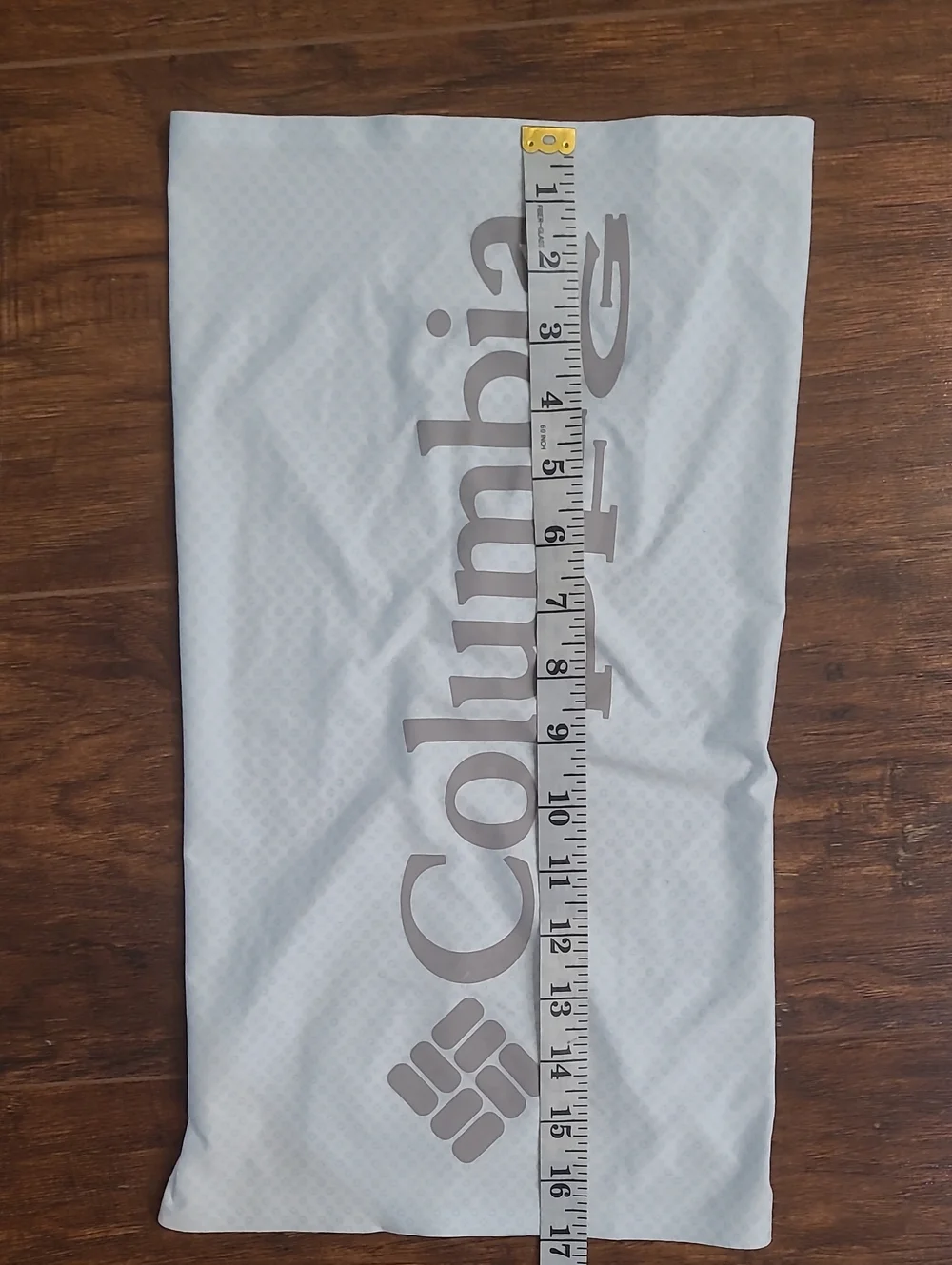 Columbia Light Blue Neck Gaiter with Gray Logo